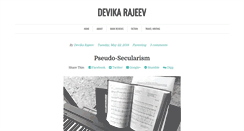 Desktop Screenshot of devikarajeev.com