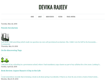Tablet Screenshot of devikarajeev.com